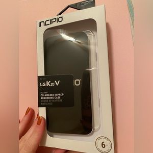 Clear phone case for Android phone - style LG K20 V